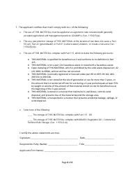 Beneficial Use 3 by Products Application Checklist - Michigan, Page 4