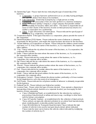 Instructions for Form AH-062 Disposal or Transporting of Dead Animals Application - Michigan, Page 2