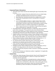 Form AH-047 Livestock Dealer License Application - Michigan, Page 4