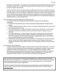 Risk/Benefit Information for Pesticide Applications - Michigan, Page 2