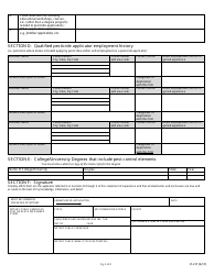 Form PI-217 Notarized Statement of Experience - Michigan, Page 2