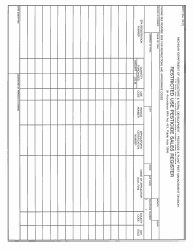 Document preview: Form PI-057 Restricted Use Pesticide Sales Register - Michigan