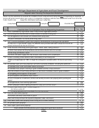 Document preview: Migrant Labor Housing Pre-inspection Worksheet - Michigan