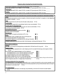 Migrant Labor Housing Plan Review Worksheet - Michigan, Page 4