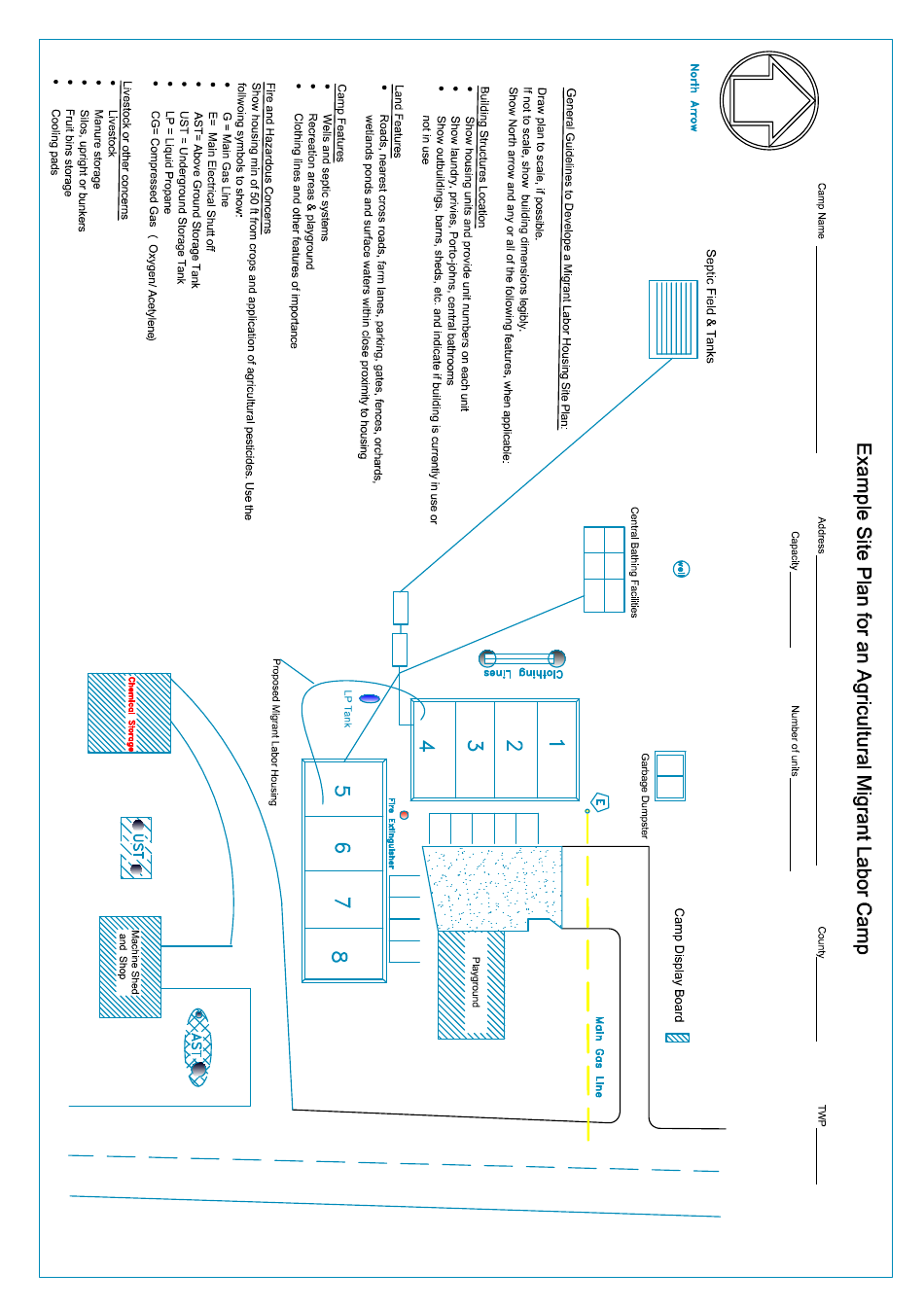 Migrant Labor Housing Plan Review Worksheet - Michigan, Page 7