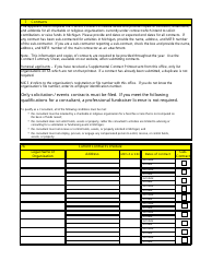 Form CTS-07 Application for License of Professional Fundraiser - Michigan, Page 2