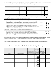 Form CTS-02 Renewal Solicitation Form - Michigan, Page 5