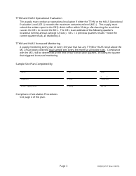 Form DEQ6517 Monitoring Plan for Community Water Supplies - Disinfectants and Disinfection Byproducts (Ddbp) - Michigan, Page 3