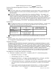 Form DEQ6517 Monitoring Plan for Community Water Supplies - Disinfectants and Disinfection Byproducts (Ddbp) - Michigan, Page 5