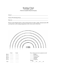 Document preview: Concert Band/Orchestra Seating Chart