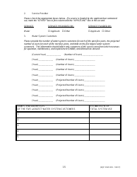 Form EQP3525 Drinking Water Revolving Fund Application for Financial Assistance for Municipal Applicants - Michigan, Page 6