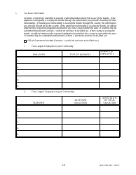 Form EQP3525 Drinking Water Revolving Fund Application for Financial Assistance for Municipal Applicants - Michigan, Page 7