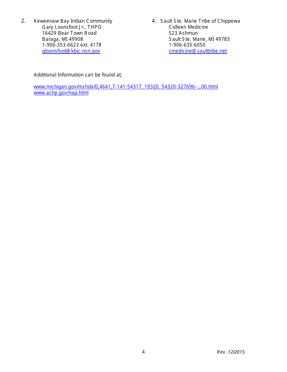 Sample Tribal Crosscutter Letter - Michigan, Page 4