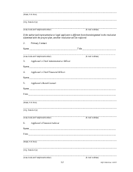 Form EQP3524 Clean Water Revolving Funds Application for Financial Assistance - Michigan, Page 3