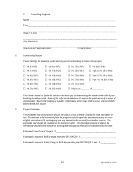 Form EQP3524 Clean Water Revolving Funds Application for Financial Assistance - Michigan, Page 4