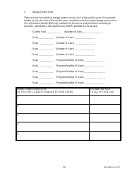 Form EQP3524 Clean Water Revolving Funds Application for Financial Assistance - Michigan, Page 7
