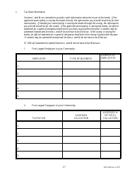 Form EQP3524 Clean Water Revolving Funds Application for Financial Assistance - Michigan, Page 8