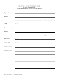 Form DHS-1182-C Download Printable PDF Or Fill Online Volunteer ...