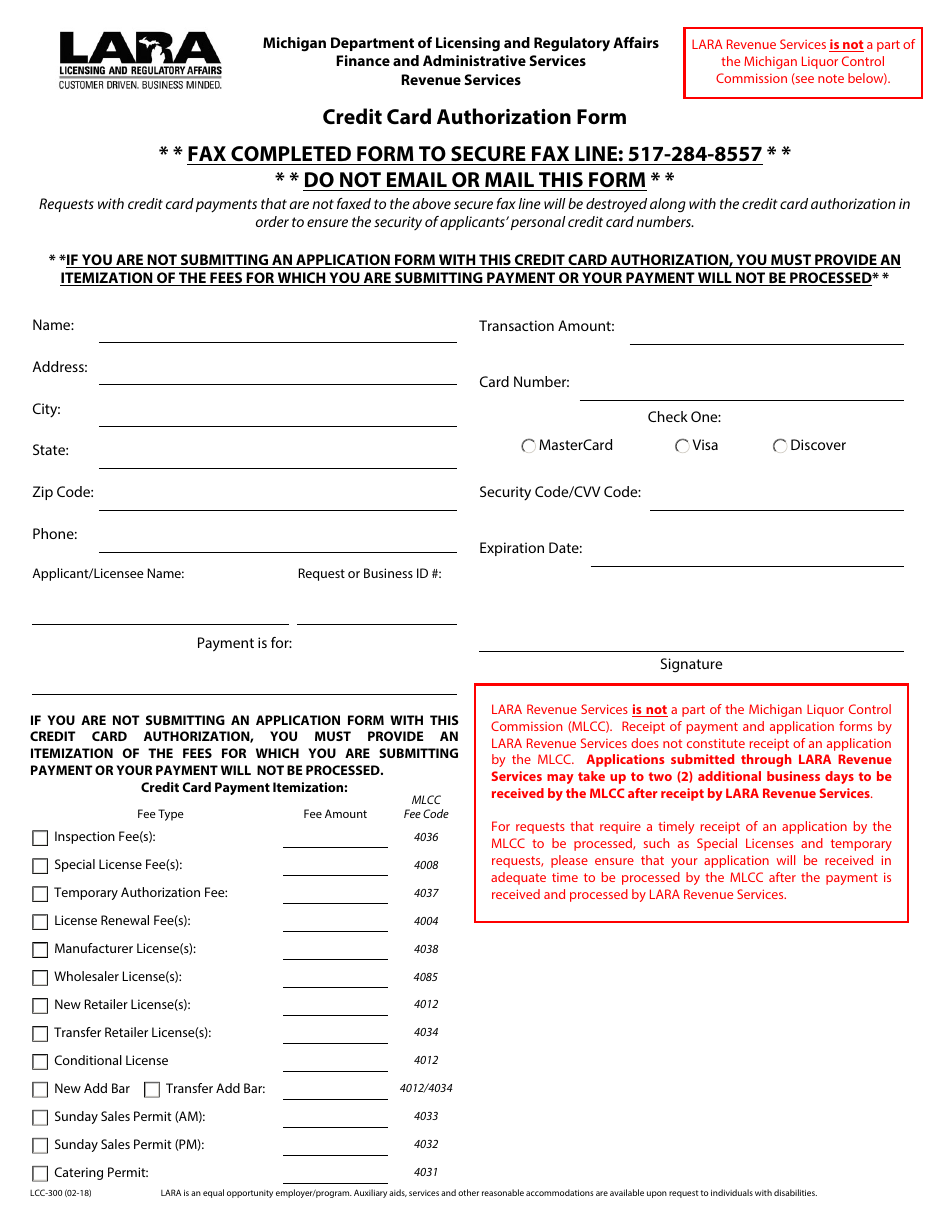 Form LC-MW-0843A Vendor Representative License Application - Michigan, Page 3