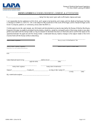 Form BMMR-MMFL Statement of Money Lender - Michigan, Page 2