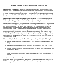 Residential Builders - Statement of Complaint - Michigan, Page 2
