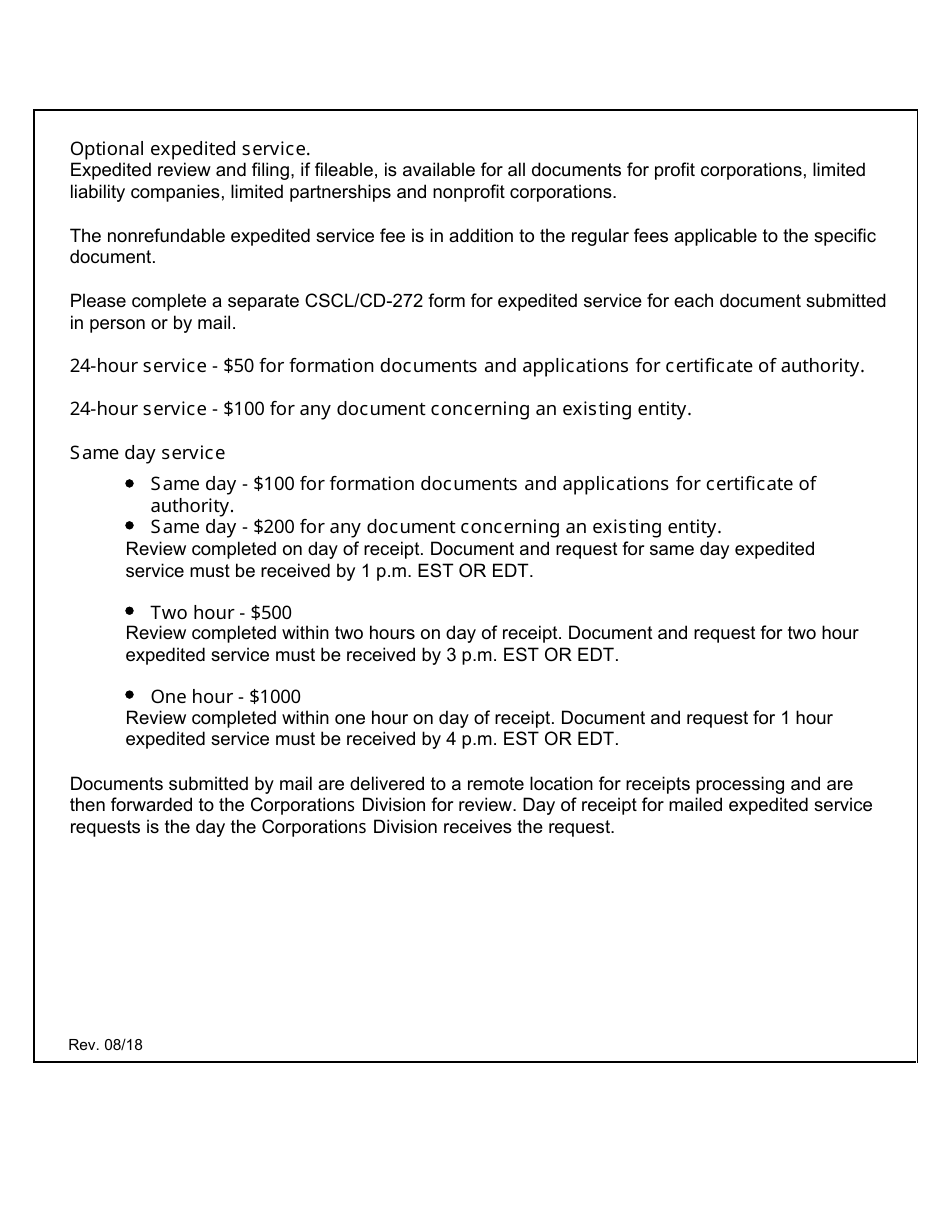 Form CSCL / CD-500 Articles of Incorporation for Use by Domestic Profit Corporations - Michigan, Page 5