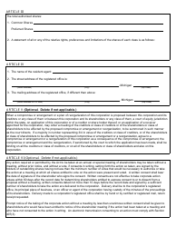 Form CSCL/CD-510C Restated Articles of Incorporation - Michigan, Page 2