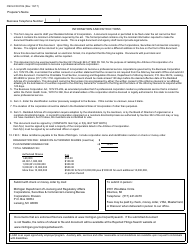 Form CSCL/CD-510B Restated Articles of Incorporation for Use by Domestic Nonprofit Corporations - Michigan, Page 4