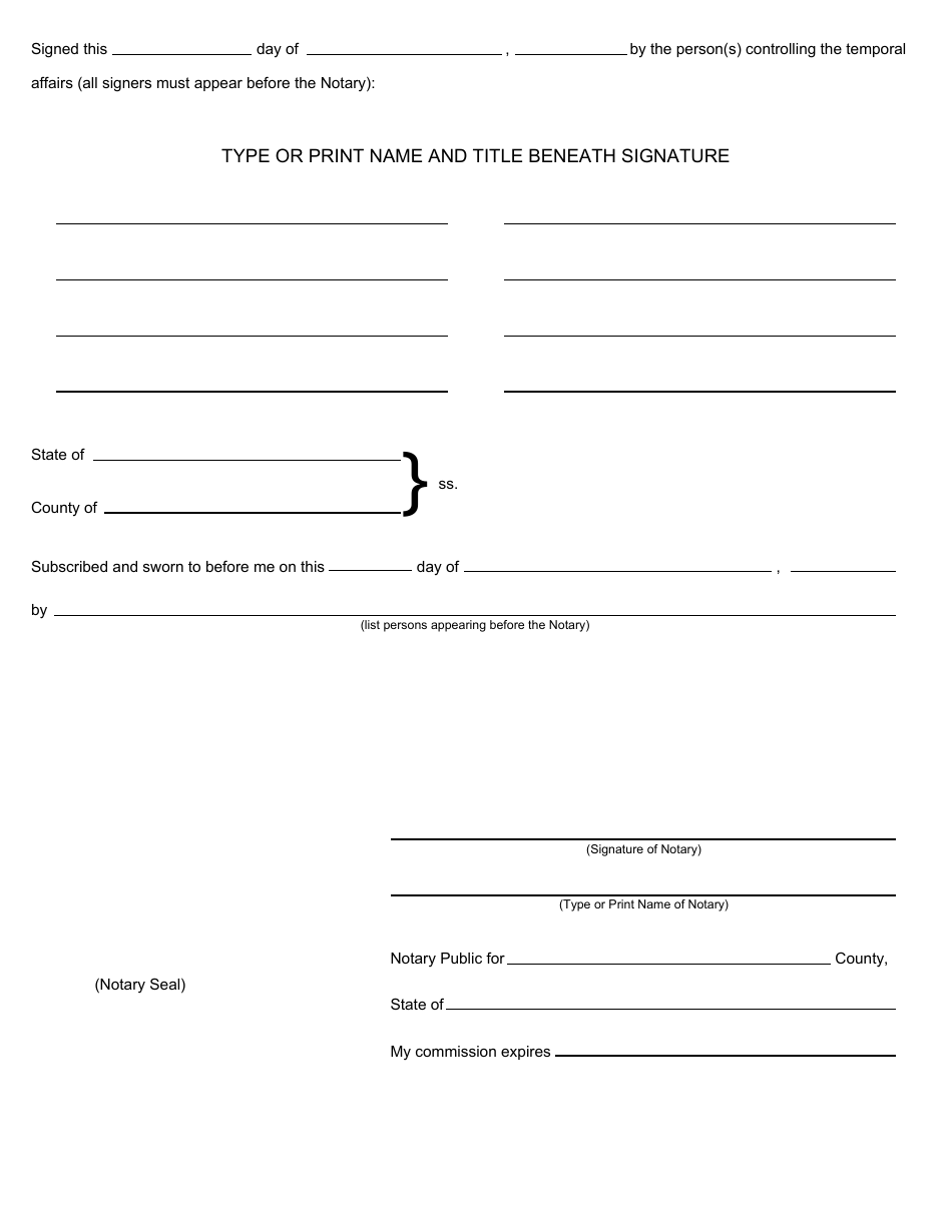 Form CSCL / CD-512 Restated Articles of Incorporation for Use by Ecclesiastical Corporations - Michigan, Page 3