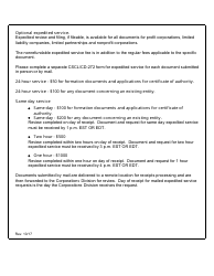 Form CSCL/CD-518 Certificate of Correction for Use by Corporations and Limited Liability Companies - Michigan, Page 3