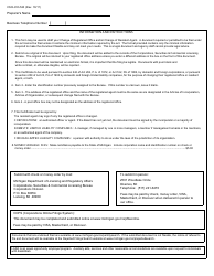 Form CSCL/CD-520 Certificate of Change of Registered Office and/or Change of Resident Agent for Use by Domestic and Foreign Corporations and Limited Liability Companies - Michigan, Page 2