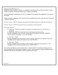 Form CSCL/CD-520 Certificate of Change of Registered Office and/or Change of Resident Agent for Use by Domestic and Foreign Corporations and Limited Liability Companies - Michigan, Page 3