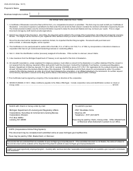 Form CSCL/CD-530 Certificate of Dissolution for Use by Domestic Corporations - Michigan, Page 2