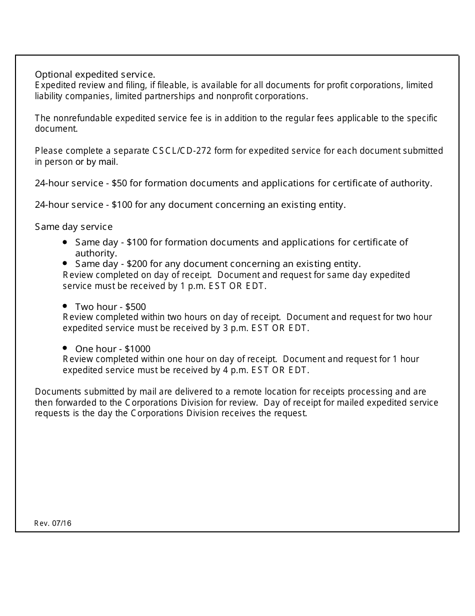 Form CSCL / CD-545 Application for Registration of Corporate Name for Use by Foreign Profit Corporations - Michigan, Page 3