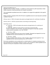 Form CSCL/CD-551 Certificate of Merger for Use by Parent and Subsidiary Corporations - Michigan, Page 5