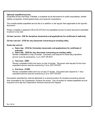 Form CSCL/CD-550M Certificate of Merger - Cross Entity Merger for Use by Corporations, Limited Liability Companies, and Limited Partnerships - Michigan, Page 10