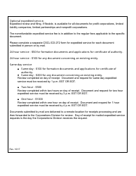 Form CSCL/CD-761 Application for Certificate of Withdrawal for Use by Foreign Limited Liability Companies - Michigan, Page 3