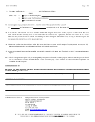Form 4111 Disadvantaged Business Enterprise (Dbe) Trucking Lease Agreement - Michigan, Page 2