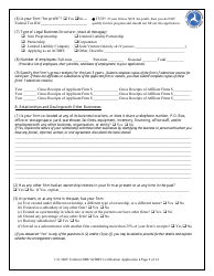 Appendix F Uniform Certification Application Form - Disadvantaged Business Enterprise (Dbe)/Airport Concession Disadvantaged Business Enterprise (Acdbe) - Michigan, Page 6