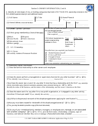 Appendix F Uniform Certification Application Form - Disadvantaged Business Enterprise (Dbe)/Airport Concession Disadvantaged Business Enterprise (Acdbe) - Michigan, Page 8