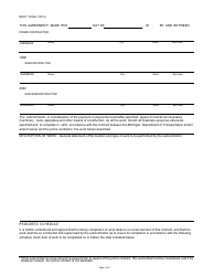 Form 1302A Subcontract - Michigan, Page 2