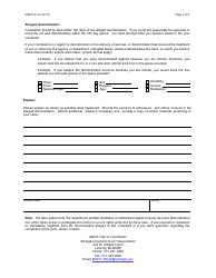 Form 0112 Title VI - Complaint Form - Michigan, Page 2