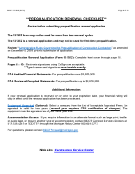 Form 1313EZ Confidential Construction Prequalification Renewal Application - Michigan, Page 2