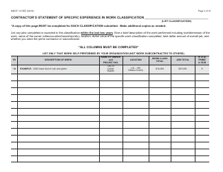 Form 1313EZ Confidential Construction Prequalification Renewal Application - Michigan, Page 3
