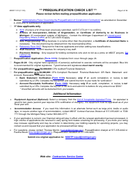 Form 1313 Confidential Construction Prequalification Application - Michigan, Page 2