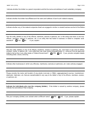 Form 1313 Confidential Construction Prequalification Application - Michigan, Page 7