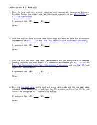 Audit of Minimum Assessing Requirements Review Sheet - Michigan, Page 2