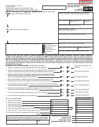 Form 632 (L-4175) Personal Property Statement - Michigan