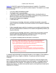 Campaign Finance Complaint Form - Michigan, Page 3