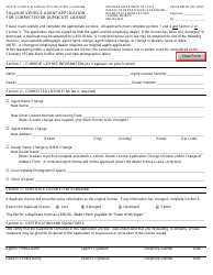 Document preview: Form AR-0191 Salvage Vehicle Agent Application for Corrected or Duplicate License - Michigan